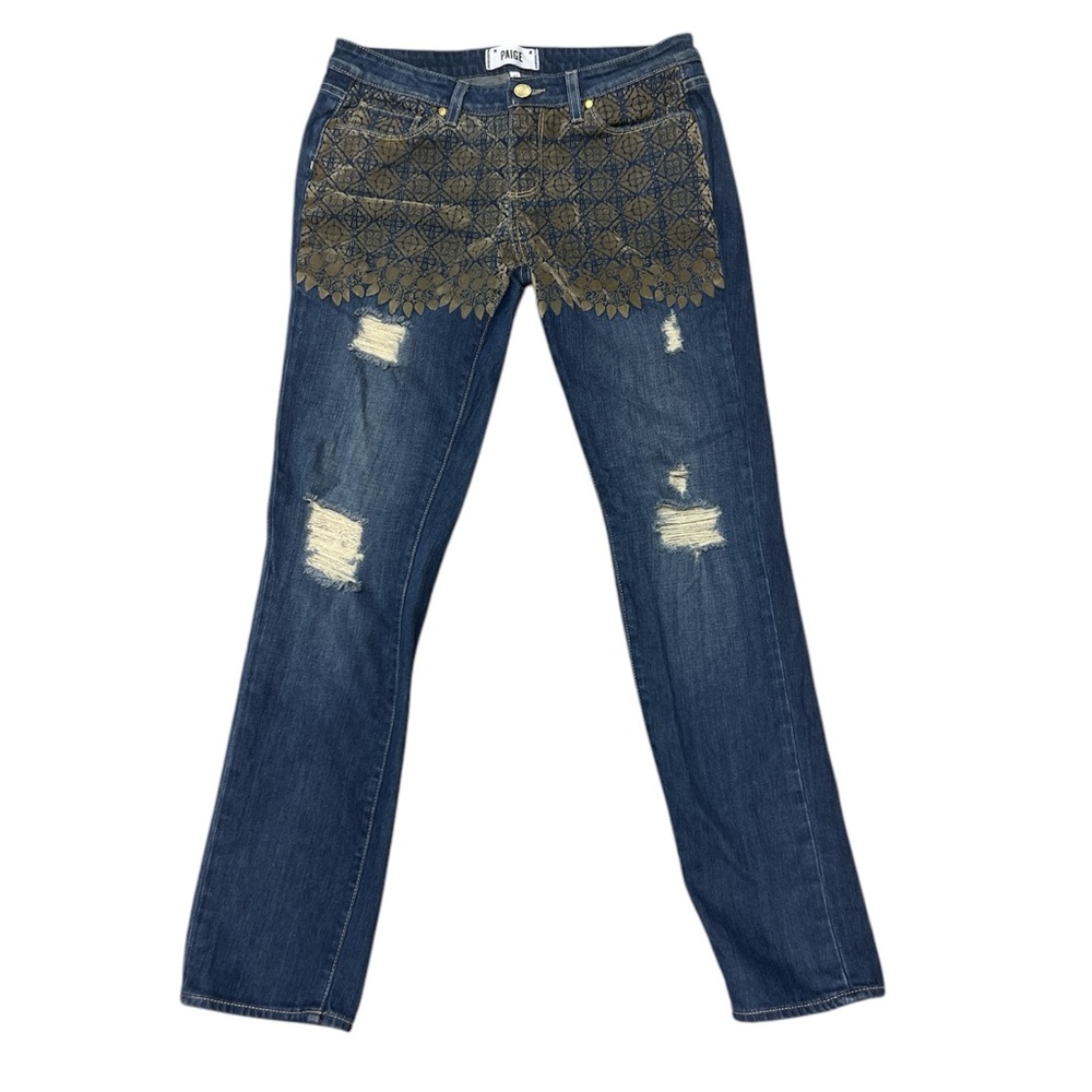 PAIGE Women's Skinny Jeans - Dark Blue